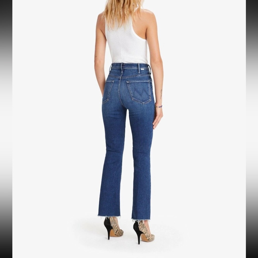 MOTHER The Hustler Ankle Fray in Night Clubbing 32 Jeans